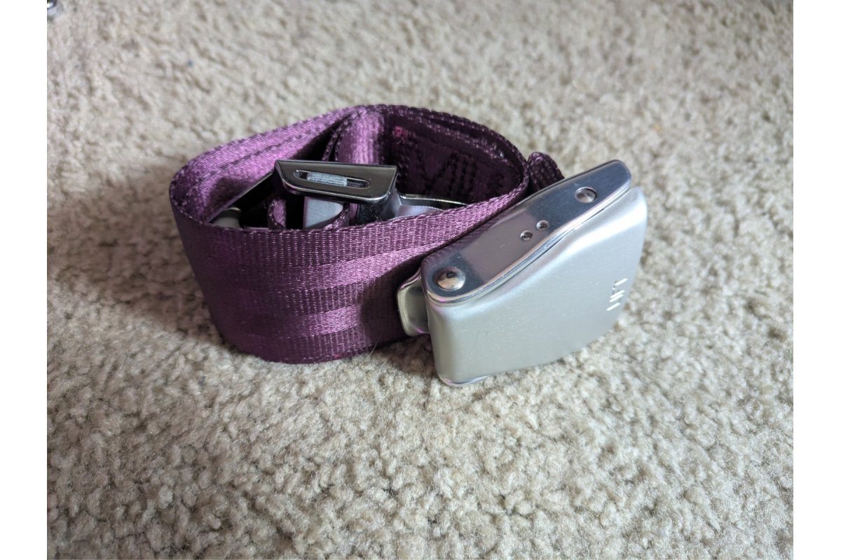 Am Safe Aircraft Seat Belt Extension Strap