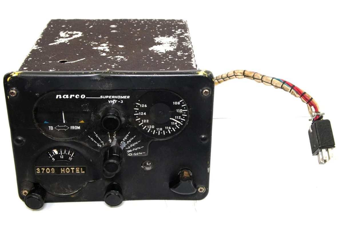 Narco VINTAGE SUPERHOMER VHT-3 AVIONICS TRANSCEIVER
