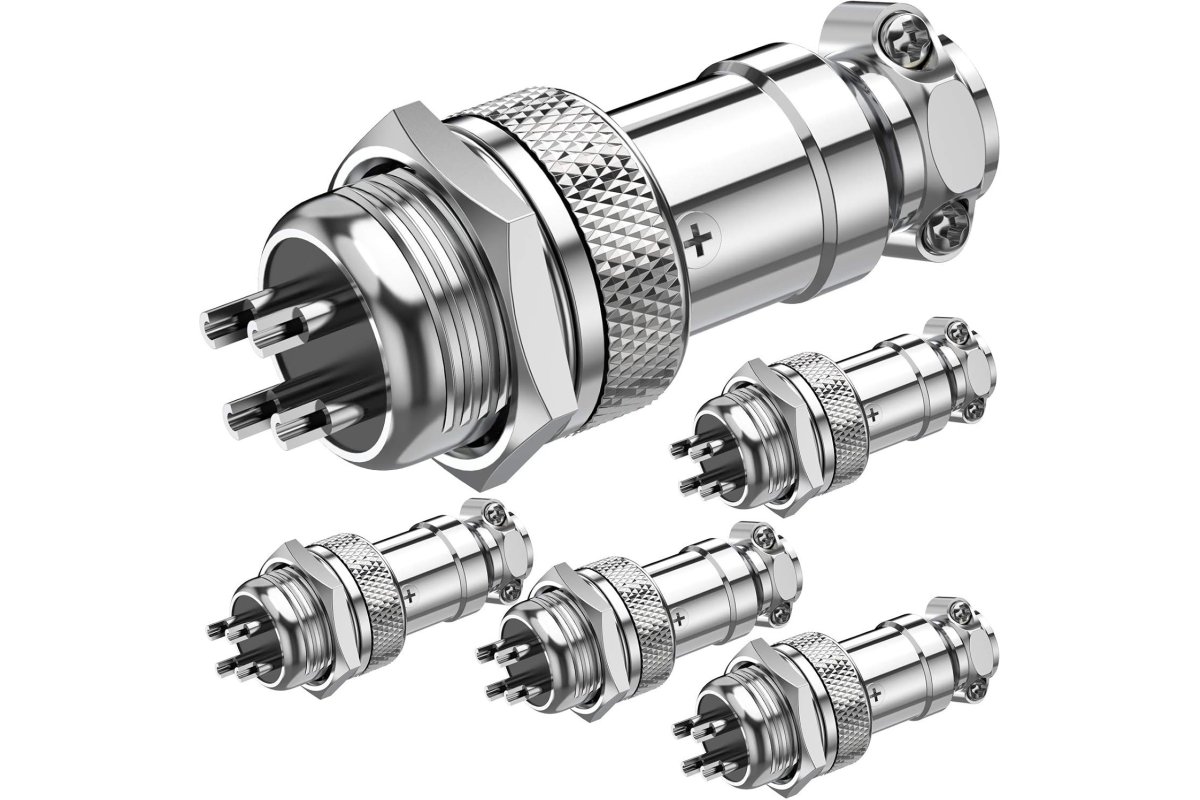 Unbranded GX16 Circular Metal Aviation Connector