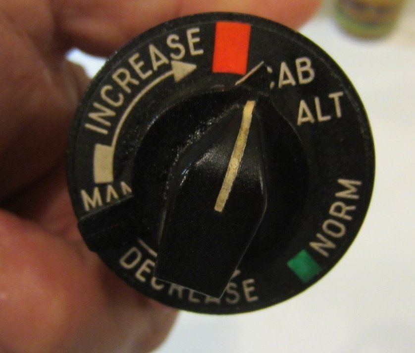 Abg-Semca ATR AIRCRAFT MANUAL PRESSURE CONTROLLER P