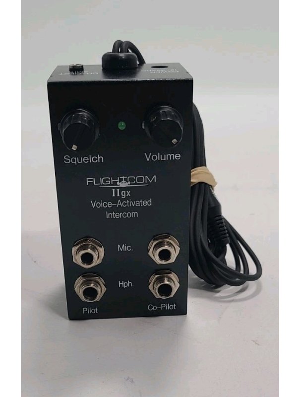 Flightcom IIGX 2GX Pilot Voice Activated