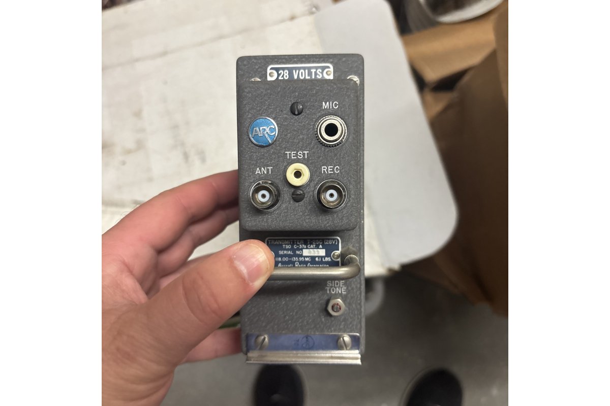 Arc T-25C Aircraft Radio Corp. Transmitter