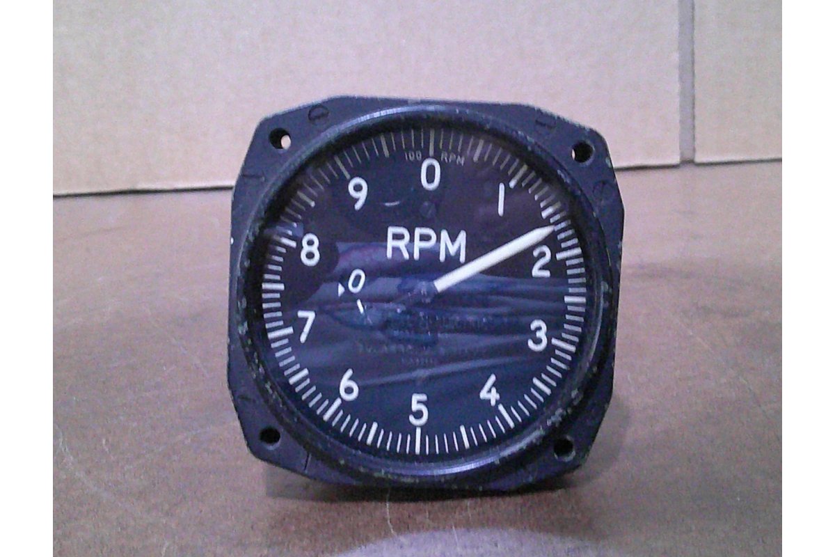 General Electric Aircraft RPM Indicator Tachometer P