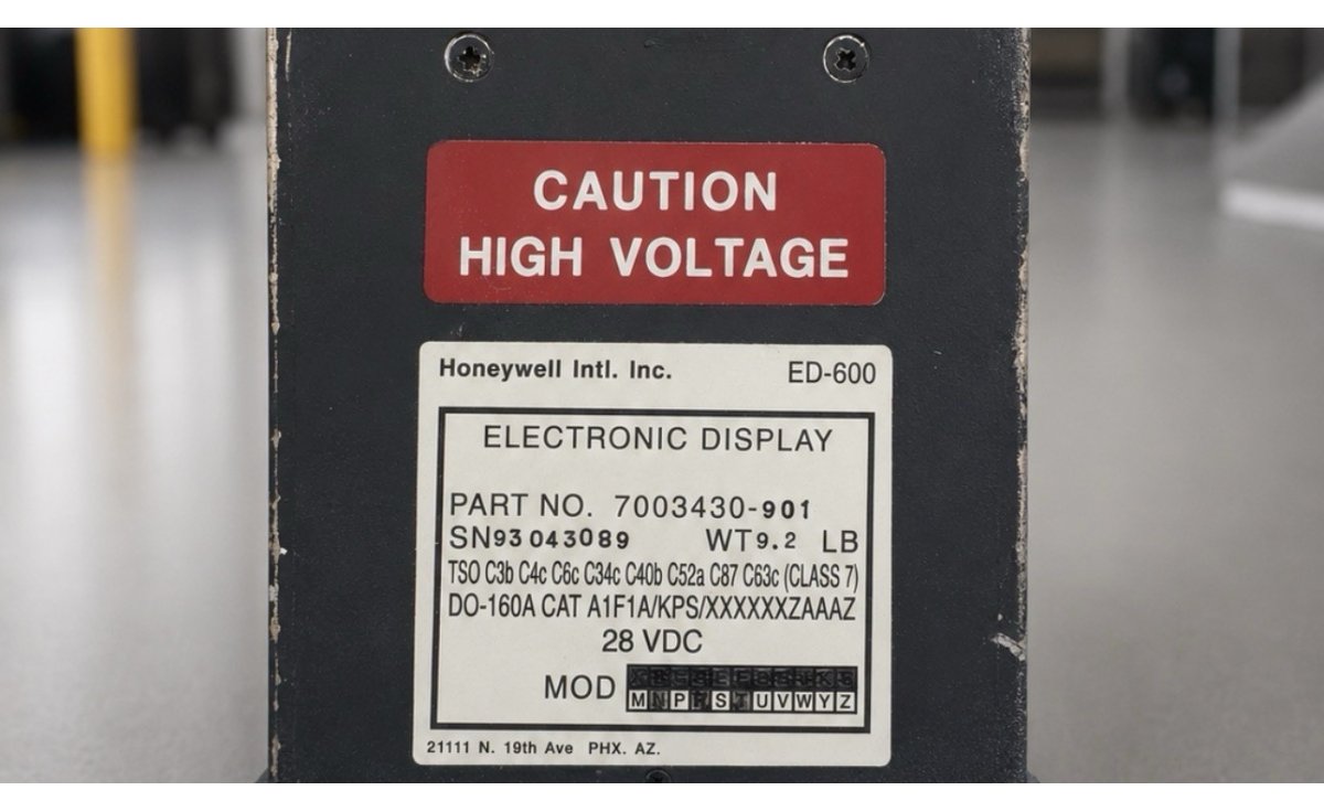 Honeywell ED-600 Electronic Display Unit P