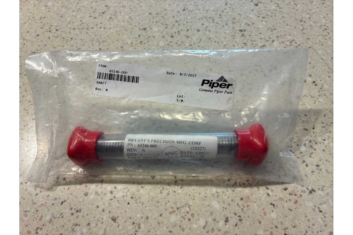 Unbranded Piper Stabilator Trim Shaft P