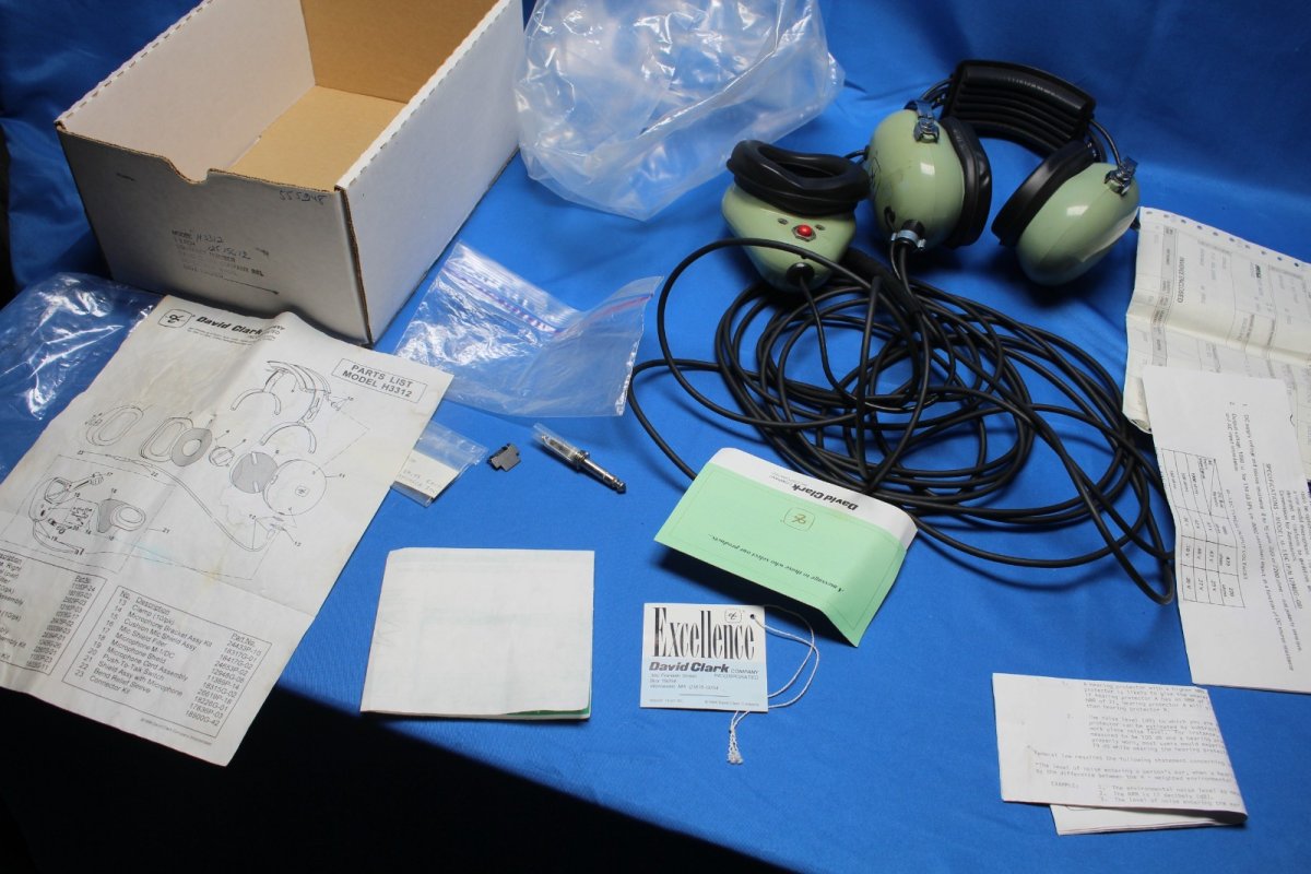 David Clark H3312 Ground Support Headset w