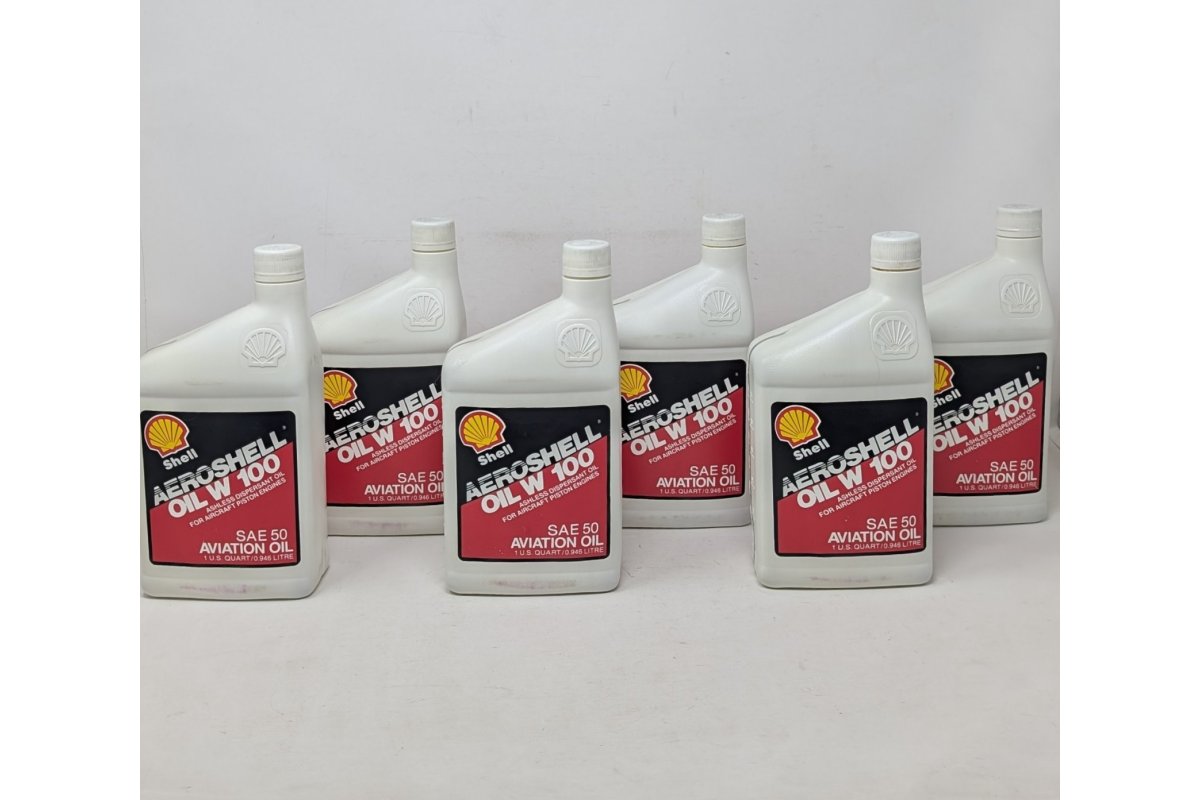 Shell 6 Quart Lot Aero Aviation