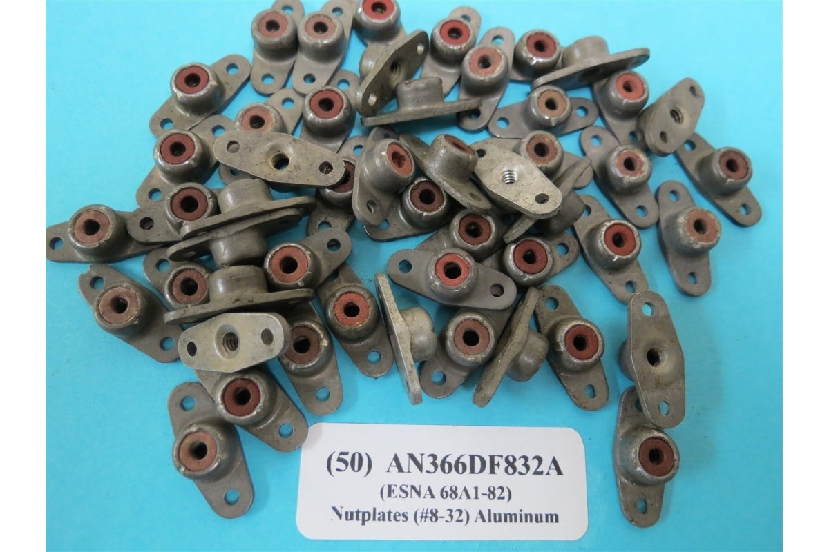 8-32 Nutplates AN366DF832A (ESNA 68A1-82)