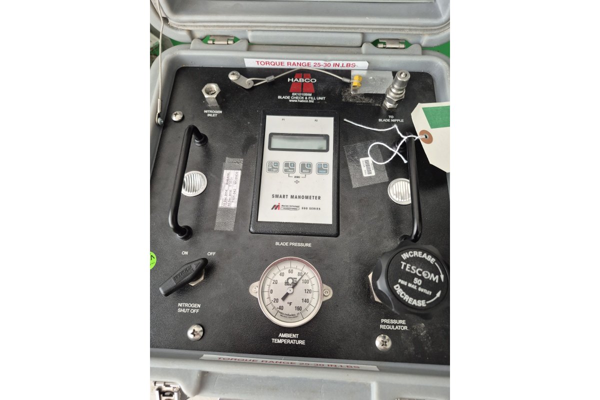 Habco Helicopter Blade Tester Filler Nitrogen