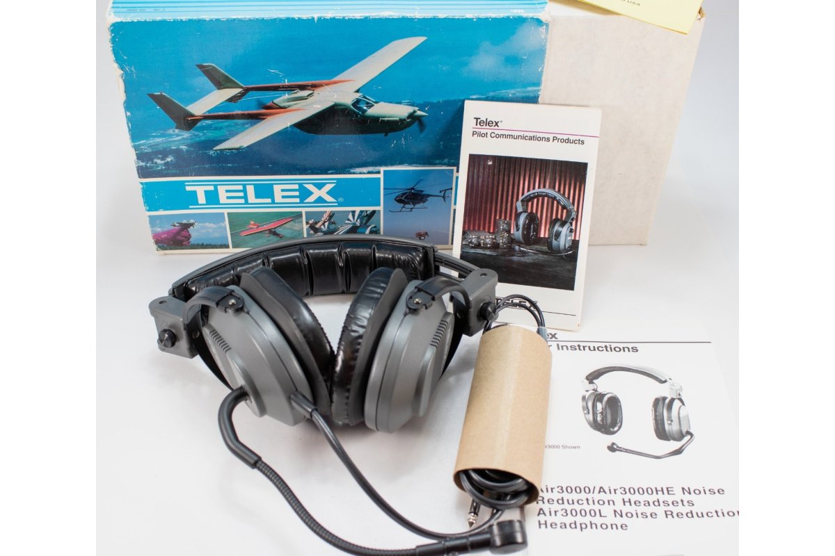 Telex Aviation Pilot Communication Headphones Model